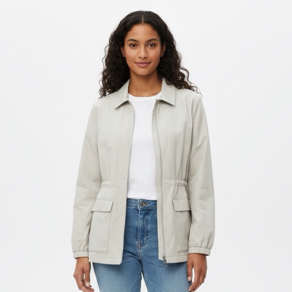 Simons Contemporaine Women's Light Drawstring Utility Jacket Size XS